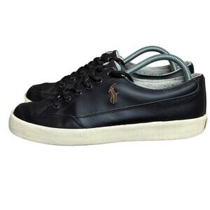 Polo Ralph Lauren "Brisbane" Brown Leather Low top Casual MENS Size 9D